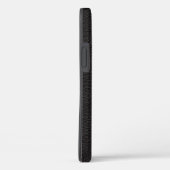 テクスチャ付き黒革ケース – メイトiPhoneケース Case-Mate iPhoneケース (裏面 / 右)