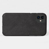 テクスチャ付き黒革ケース – メイトiPhoneケース Case-Mate iPhoneケース (裏面(横))
