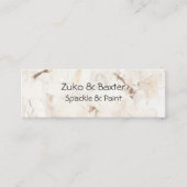 テクスチャ付モダンき背景請負業者の通話カード コーリングカード (正面)