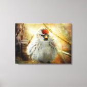 テクスチャ共通Redpoll Warblerキャンバス印刷 キャンバスプリント (正面)