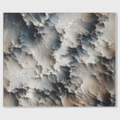 テクスチャ割れコンテンポラリー抽象芸術 ラッピングペーパー (フラット)