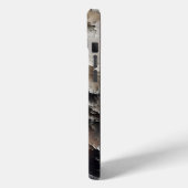 テクスチャ割れコンテンポラリー抽象芸術 Case-Mate iPhoneケース (裏面 / 左)