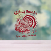 テクスチャ加工トルコスケッチリッチレッドセピア淡い色のオン アクリルサイン (ニュートラル)