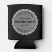 テクスチャ効果ショップワークショップシェッドクーラーボックス 缶クーラー (裏面)