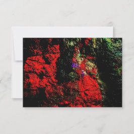 テクスチャ抽象芸術招待状、リサイクルプラスチック写真 招待状