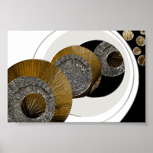 テクスチャ抽象芸術未説明 ポスター (正面)