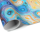 テクスチャ抽象芸術構造カラフル ラッピングペーパー (ロールコーナー)