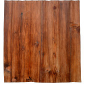 テクスチャ木目の納屋を風化 シャワーカーテン (正面)