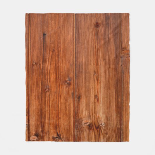 テクスチャ木目の納屋を風化 フリースブランケット (正面)