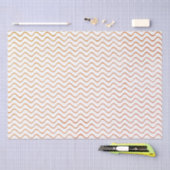 テクスチャ波パターン 薄葉紙 (クラフト)