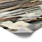 テクスチャ海表示デザイン ポスター (角)