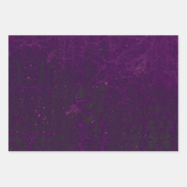 テクスチャ深い紫の素朴ヴィンテージグランジ ラッピングペーパーシート