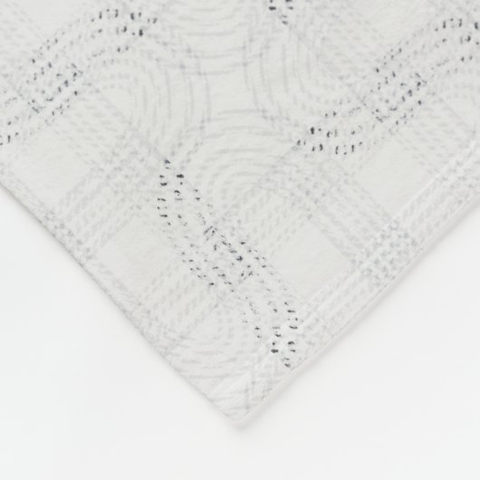 テクスチャ無地の白。 フリースブランケット (角)