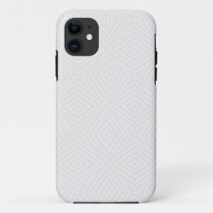 テクスチャ無地の白。 iPhone 11 ケース
