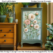 テクスチャ牡丹、コテージガーデンBDL6デコページ 薄葉紙