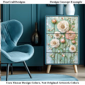 テクスチャ牡丹、コテージガーデンBDR6デコページ 薄葉紙