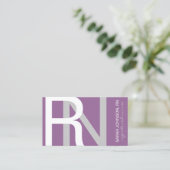 テクスチャ登録済みナースの背景色の選択 名刺 (スタンド正面)