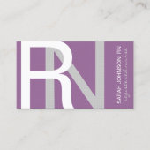 テクスチャ登録済みナースの背景色の選択 名刺 (正面)