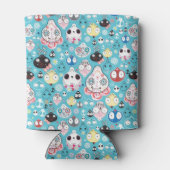 テクスチャ笑いスカル 缶クーラー (裏面)