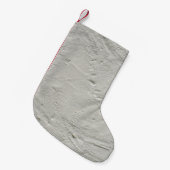 テクスチャ粗い石膏壁 スモールクリスマスストッキング (正面 (吊り時))