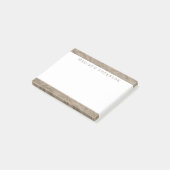 テクスチャ紙 | ミニマルモダンパーソナライズされた ポストイット (アングル)