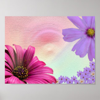 テクスチャ素晴らしキャンバス上のアートプリント ポスター