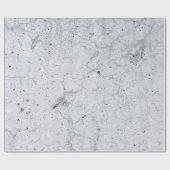 テクスチャ素朴グレーのモノクロヴィンテージ切り離し ラッピングペーパー (フラット)