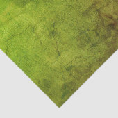 テクスチャ素朴ヴィンテージの緑の茶のパグランジターン 薄葉紙 (詳細)