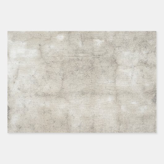 テクスチャ素朴ヴィンテージカントリーセピアグレグランジー ラッピングペーパーシート (正面)