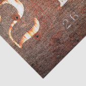 テクスチャ素朴ヴィンテージ茶色の白い列車番号 薄葉紙 (詳細)