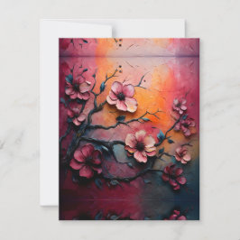 テクスチャ絵を描さくらんぼボソム シーズンカード