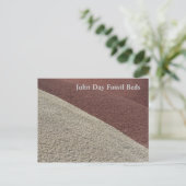 テクスチャ絵を描付き ポストカード (スタンド正面)