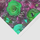 テクスチャ絵画の花の明るい色の分離 薄葉紙 (詳細)