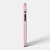 テクスチャ背景のバラ革 iPhoneケース (左側面)