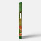 テクスチャ背景の赤と黄色のチューリップ Case-Mate iPhoneケース (裏面 / 右)