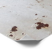 テクスチャ背景の金属シート ポスター (角)