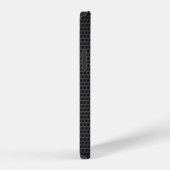 テクスチャ背景グレー iPhoneケース (右側面)