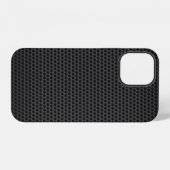 テクスチャ背景グレー iPhoneケース (裏面横)