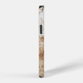テクスチャ背景金属シート iPhoneケース (右側面)