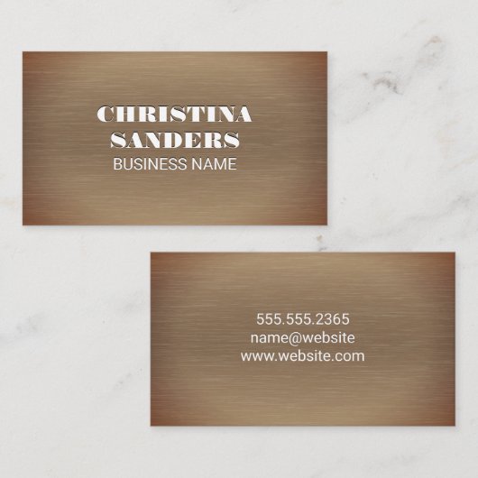 テクスチャ背景 |シンプル 名刺 (正面/裏面)