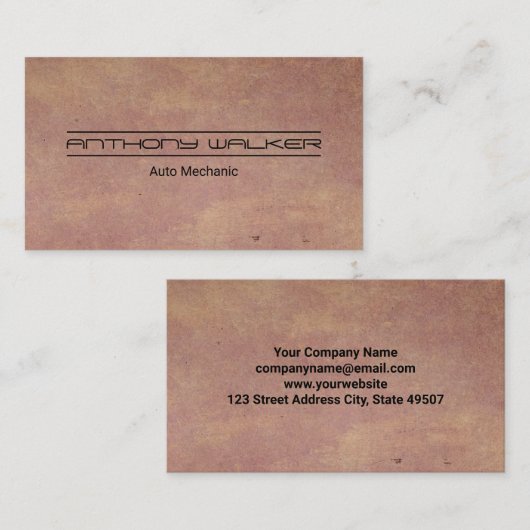 テクスチャ背景 名刺 (正面/裏面)