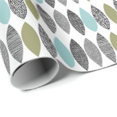 テクスチャ葉付きテクスチャ01 ラッピングペーパー (ロールコーナー)