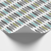 テクスチャ葉付きテクスチャ01a ラッピングペーパー (角)