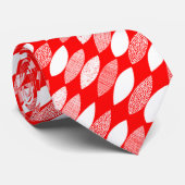 テクスチャ葉付きテクスチャ03対角線 – 赤の上に白 ネクタイ (ロール)