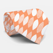 テクスチャ葉付きテクスチャ03対角 – 桃の上に白 ネクタイ (ロール)