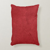 テクスチャ赤のビロードの背景 アクセントクッション (正面(垂直))