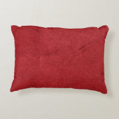 テクスチャ赤のビロードの背景 アクセントクッション (裏面)