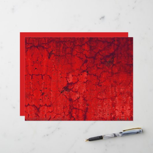 テクスチャ赤素朴ヴィンテージアンティークグランジ (正面/裏面インサイチュ)