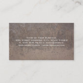 テクスチャ金属 名刺 (裏面)