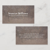 テクスチャ金属 名刺 (正面/裏面)